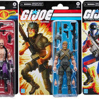 G.I. Joe Classified 6 Inch Action Figure Retro (2025 Wave 1) - Set of 3 (Viper - Mindbender - Rock N Roll)