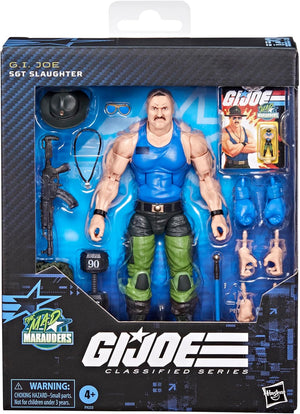 G.I. Joe Classified 6 Inch Action Figure The Mad Marauders Deluxe - Sergeant Slaughter #129