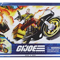 G.I. Joe Classified 6 Inch Scale Action Figure Tiger Force Exclusive - Duke & Ram Cycle