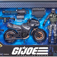 G.I. Joe Classified 6 Inch Scale Action Figure Night Force Exclusive - Shockwave & Night Pursuit Cycle