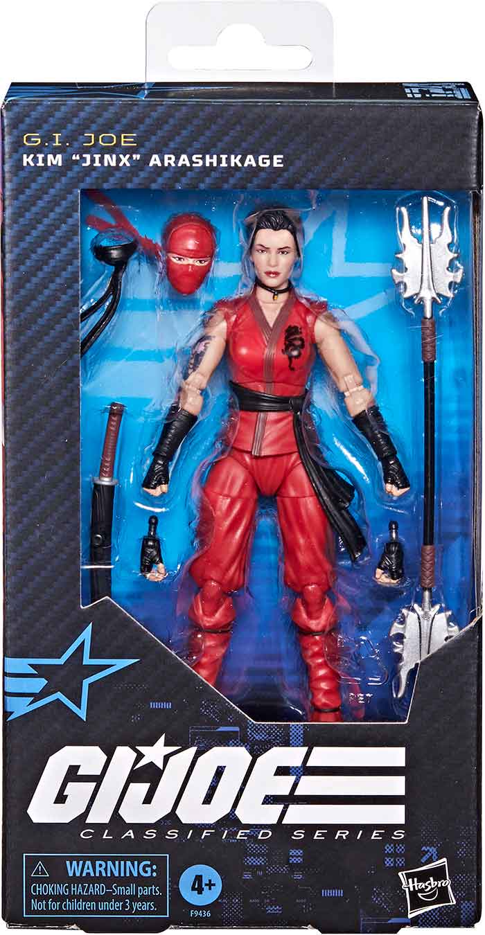 G.I. Joe Classified 6 Inch Action Figure Wave 18 - Kim Jinx Arashikage #124  (Pre-Order Ships July 2024