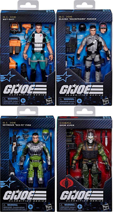 G.I. Joe Classified 6 Inch Action Figure Wave 23 - Set of 4 (#176 to #179)