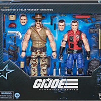 G.I. Joe Classifired 6 Inch Action Figure 2-Pack - SGT Slaughter & Felix Mercer Stratton #173