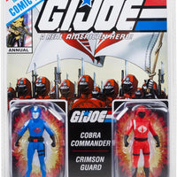 G.I. Joe Comic 3.75 Inch Action Figure Page Punchers 2-Pack - Cobra Commander and Crimson Guard