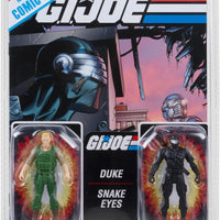 G.I. Joe Comic 3.75 Inch Action Figure Page Punchers 2-Pack - Duke and Snake Eyes
