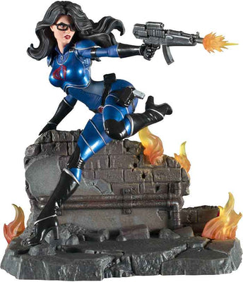 G.I. Joe Gallery 10 Inch Statue Figure PVC Exclusive - Baroness (Blue) SDCC 2023