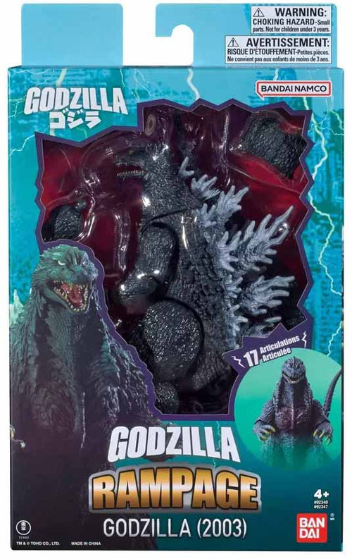 Godzilla 6 Inch Action Figure Bandai Namco - Rampage Godzilla 2003 ...