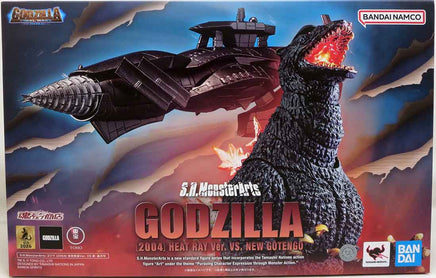 Godzilla New Gotengo 6 Inch Action Figure S.H.MonsterArts - Godzilla 2004 Heat Ray ver.