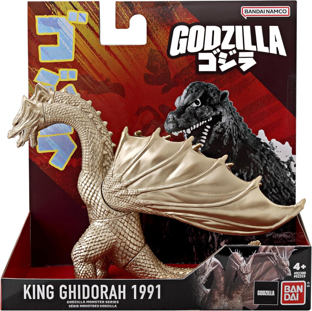Godzilla 5 Inch Action Figure Soft Vinyl - King Ghidorah 1991
