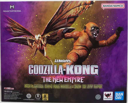 Godzilla x Kong The New Empire 3 Inch Action Figure S.H. MonsterArts - Suko & Mothra
