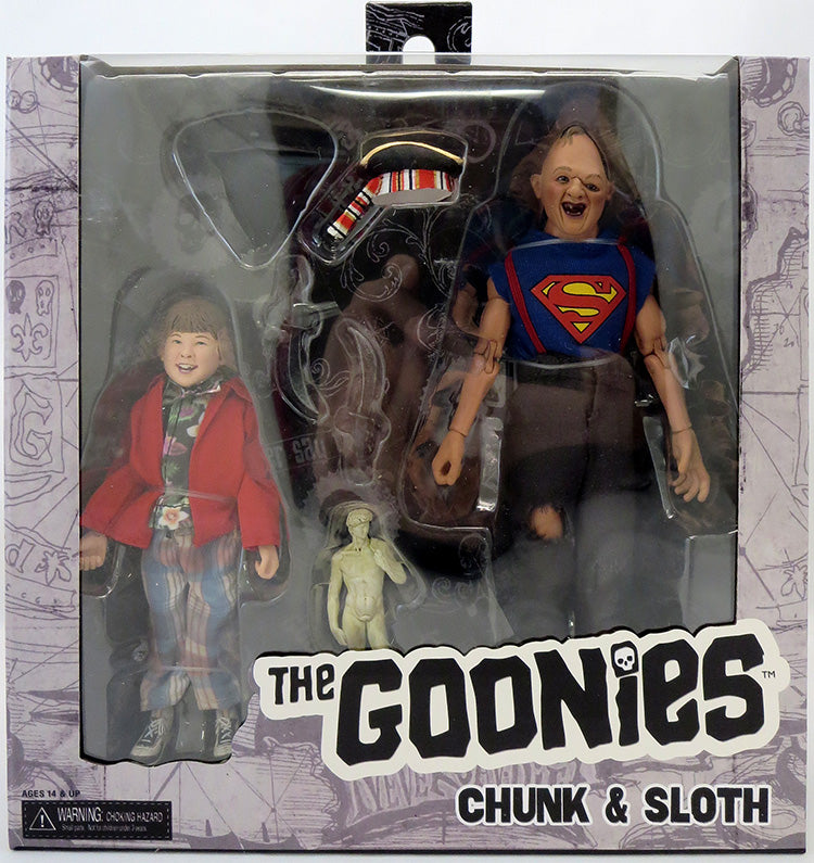 NECA Goonies Sloth & Chunk Clothed Action Figure store 2-Pack