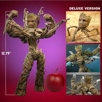 Guardians Of The Galaxy 12 Inch Action Figure 1/6 Scale - Groot Deluxe Hot Toys 9123092