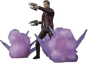 Guardians Of The Galaxy 6 Inch Action Figure S.H. Figuarts - Star Lord with Explosion