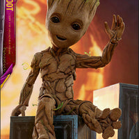 Guardians Of The Galaxy Vol2 10 Inch Action Figure Life Size Masterpiece Series - Groot Exclusive Hot Toys 903344