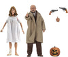 Halloween 2 8 Inch Action Figure Retro Clothed Series - Doctor Loomis and Laurie Strode