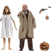 Halloween 2 8 Inch Action Figure Retro Clothed Series - Doctor Loomis and Laurie Strode