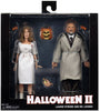 Halloween 2 8 Inch Action Figure Retro Clothed Series - Doctor Loomis and Laurie Strode