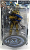 Halo 2 7 Inch Action Figure Limited Edition - Gold / Tan Spartan with Sniper Rifle, Plasma Rifle and Magnum Pistol
