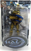 Halo 2 7 Inch Action Figure Limited Edition - Gold / Tan Spartan with Sniper Rifle, Plasma Rifle and Magnum Pistol