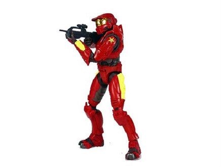 Halo 2 Limited Edition Series Action Figures: Red Spartan V1 Yellow Stripes