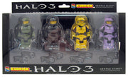 Halo 3 Action Figures Kubricks Series 2: 4-Pack With Purple Spartan Variant