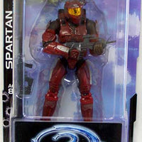 Halo Exclusive Action Figures: Red Spartan Battle Damaged (Non Mint Packaging)