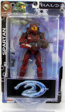 Halo Exclusive Action Figures: Red Spartan Battle Damaged (Non Mint Packaging)