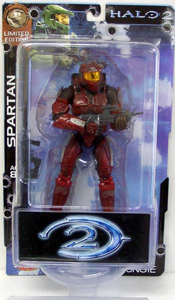 Halo Exclusive Action Figures: Red Spartan Battle Damaged (Non Mint Packaging)