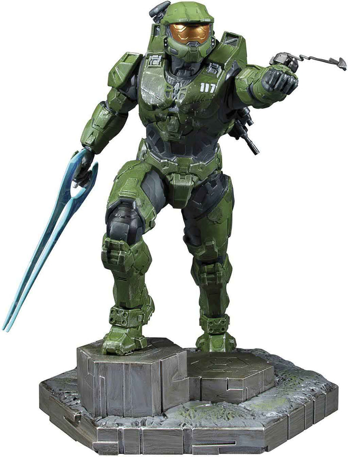 Halo Infinite 10 Inch Statue Figure PVC - Master Chief Grappleshot ...