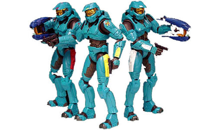 Halo 2 Action Figures Series 7: Cyan Spartan
