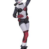 Harley Quinn Red White & Black 6 Inch Statue Figure - Harley Quinn By Ant Lucia