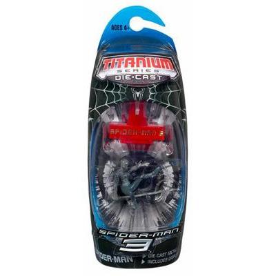 Hasbro Marvel 3 Inch Titanium Action Figures Series 2: Black Costume Spider-Man