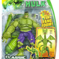 Marvel Legends Hulk 6 Inch Action Figures BAF Fin Fang Foom - Classic Green Hulk Variant