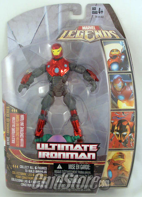 Marvel Legends 6 Inch Action Figure Annihilus Series - Ultimate Iron Man (Sub-Standard Packaging)