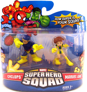 Hasbro Superhero Squad Mini Figure 2008 Wave 6: Cyclops & Marvel Girl