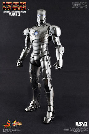 Hot Toys Iron Man Doll Action Figure: 12 Inch Iron Man Mark II Exclusive Edition (Sub-Standard Packaging)