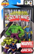 Marvel Universe Secret Wars Action Figure Comic 2-Pack Series - Hulk and Cyclops (Classic)