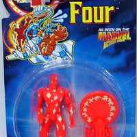 HUMAN TORCH W/Glow In Dark Action Fantastic Four Marvel Action Figure By Toy Biz