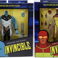 Invincible 7 Inch Action Figure Select Series 4 - Set of 2 (Maulter Twin & Rex Plode)