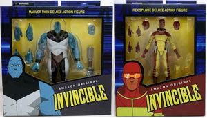 Invincible 7 Inch Action Figure Select Series 4 - Set of 2 (Maulter Twin & Rex Plode)