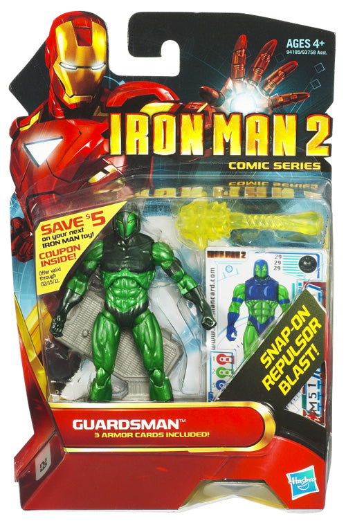 Iron Man 2 3.75 Inch Action Figure Comic Series Wave 2 - Guardsman #29 (Out of stock)