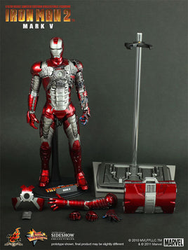 Iron Man 2 Movie 12 Inch Doll Figure - Iron Man Mark V Hot Toys