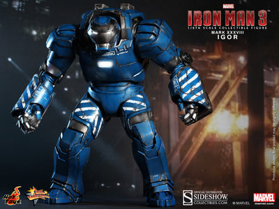 Iron Man 3 16 Inch Action Figure Movie Masterpiece Series - Iron Man - Igor - Mark XXXVIII Sideshow