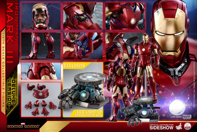 Iron Man Movie 19 Inch Action Figure 1/4 Scale Series - Iron Man Mark III Deluxe Version Hot Toys 903412