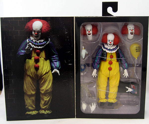 IT 1990 7 Inch Action Figure Ultimate Series - Pennywise Version 2