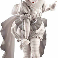 IT 8 Inch Statue Figure Bishoujo - Pennywise Monochrome Version