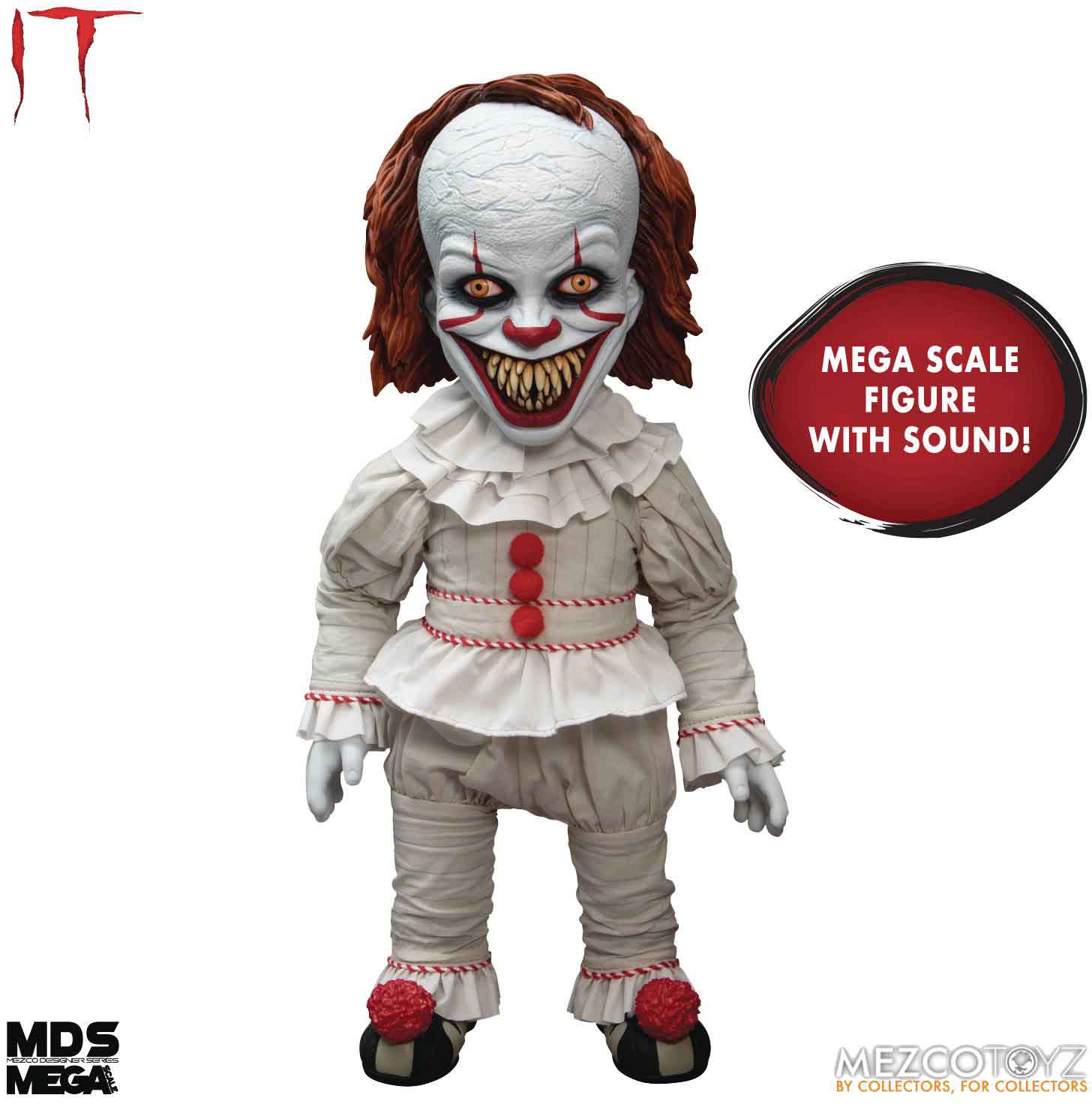 Ça : Chapitre 2 Poupée Parlante Designer Series Sinister Pennywise Mega Ça : Chapitre 2 Poupée Parlante Designer Series Sinister Pennywise Mega