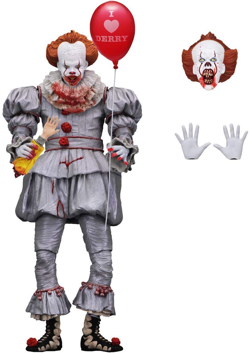 IT Movie 7 Inch Action Figure Ultimate Series - Bloody Pennywise SDCC 2018 (Sub-Standard Packaging)