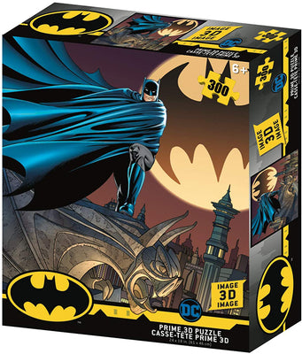 Jigsaw 3D Puzzle DC Comics 24 Inch by 18 Inch Puzzle 300 Piece - Batman & Bat Signal