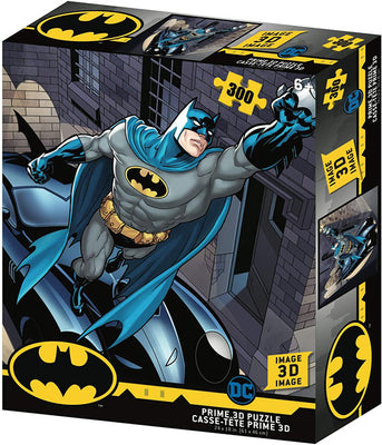 Jigsaw 3D Puzzle DC Comics 24 Inch by 18 Inch Puzzle 300 Piece - Batman & Batmobile